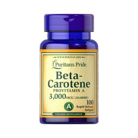   Puritan's Pride BETA-CAROTENE 10.000 IU (100 LÁGYKAPSZULA)