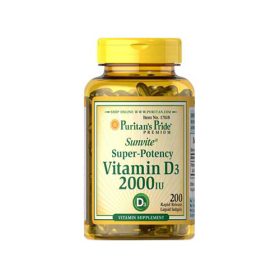 Puritan's Pride VITAMIN D-3 2000 IU (200 KAPSZULA)