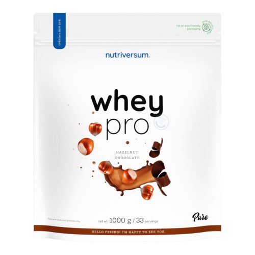 Whey PRO - 1000 g - mogyorós-csokoládé - Nutriversum