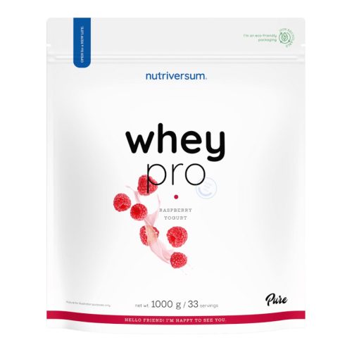 Whey PRO - 1000 g - málna-joghurt - Nutriversum