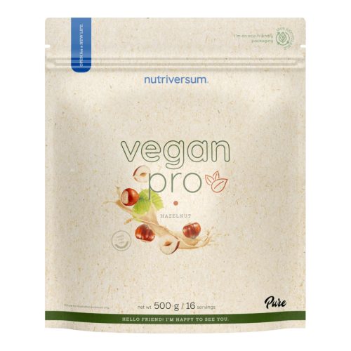 Vegan Pro - 500g - mogyoró - Nutriversum