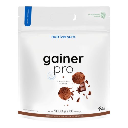 Gainer Pro - 5000 g - csokoládé - Nutriversum