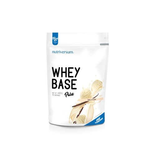 Whey BASE - 450 g - PURE - Nutriversum - vanília