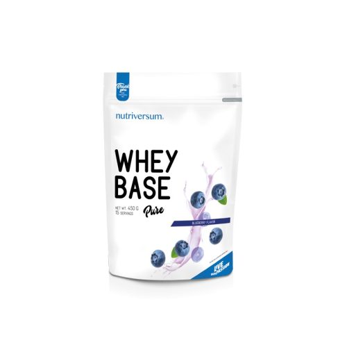 Whey BASE - 450 g - PURE - Nutriversum - áfonya