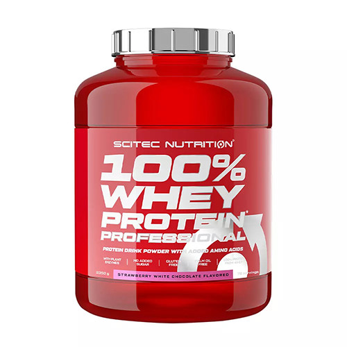 Scitec Nutrition 100% WHEY PROTEIN PROFESSIONAL (2350 GRAMM) STRAWBERRY WHITE CHOCOLATE
