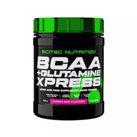 Scitec Nutrition BCAA + GLUTAMINE XPRESS (300 GR) BUBBLE GUM