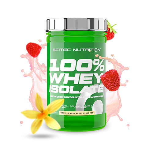 Scitec Nutrition 100% WHEY ISOLATE (700 GR) VANILLA VERY BERRY