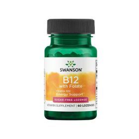 Swanson VITAMIN B12 with FOLATE (60 TABLETTA)