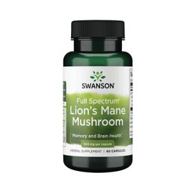   Swanson FULL SPECTRUM LION'S MANE MUSHROOM (60 KAPSZULA)