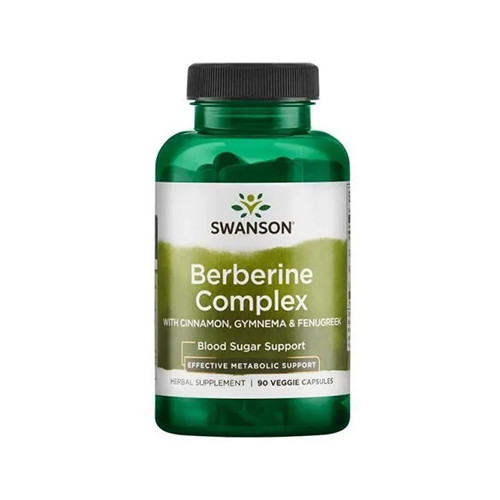 Swanson BERBERINE COMPLEX WITH CINNAMON, GYMNEMA & FENUGREEK (90 KAPSZULA)