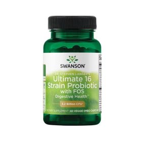   Swanson DR. STEPHEN LANGER'S ULTIMATE 16 STRAIN PROBIOTIC with FOS (60 KAPSZULA)