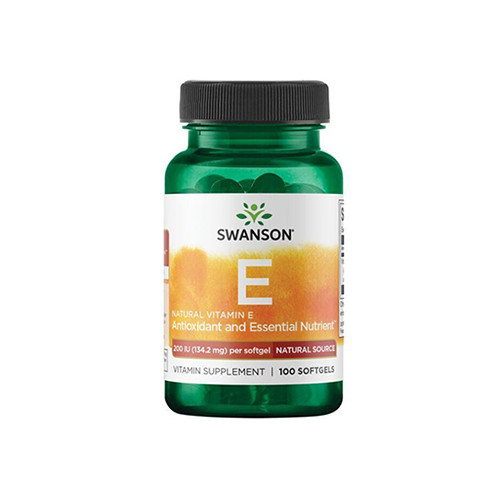 Swanson VITAMIN E-200 (100 LÁGYKAPSZULA)