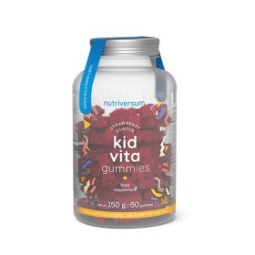 Nutriversum KIDVITA GUMMIES (60 GUMICUKORKA) STRAWBERRY