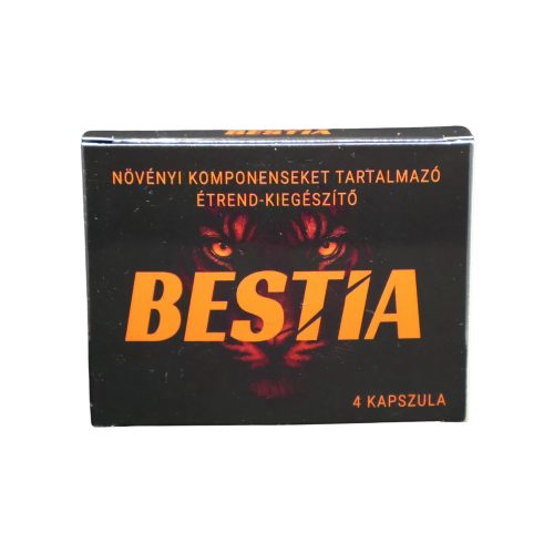Bestia - Természetes növényi kivonatokat tartalmazó étrendkiegészítő (4db)